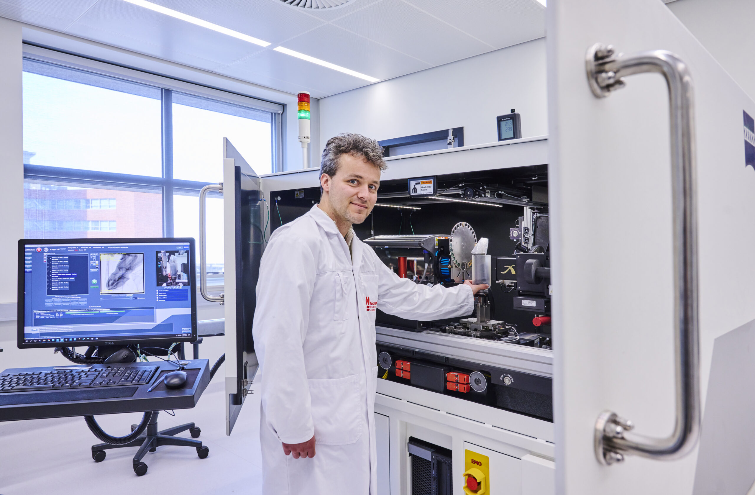 Rob Langelaan lab laboratorium micro-CT scanner kameleon scan